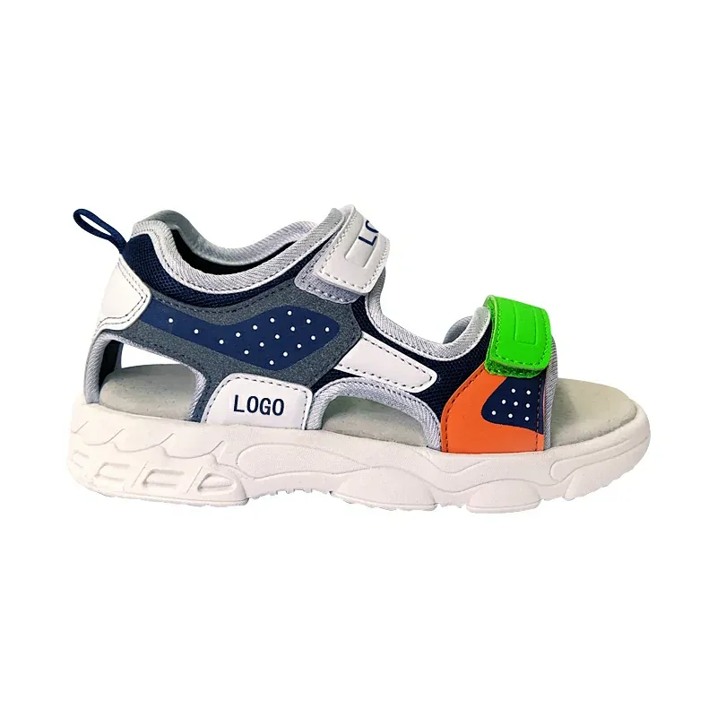 Great shoes kids sandals school children footwear EVA sole leather insole boys sandals