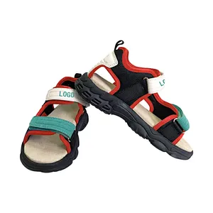 Great shoes kids sandals school children footwear EVA sole leather insole boys sandals