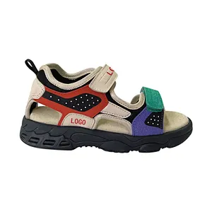 Great shoes kids sandals school children footwear EVA sole leather insole boys sandals