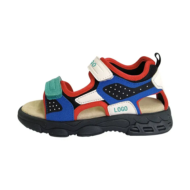 Great shoes kids sandals school children footwear EVA sole leather insole boys sandals