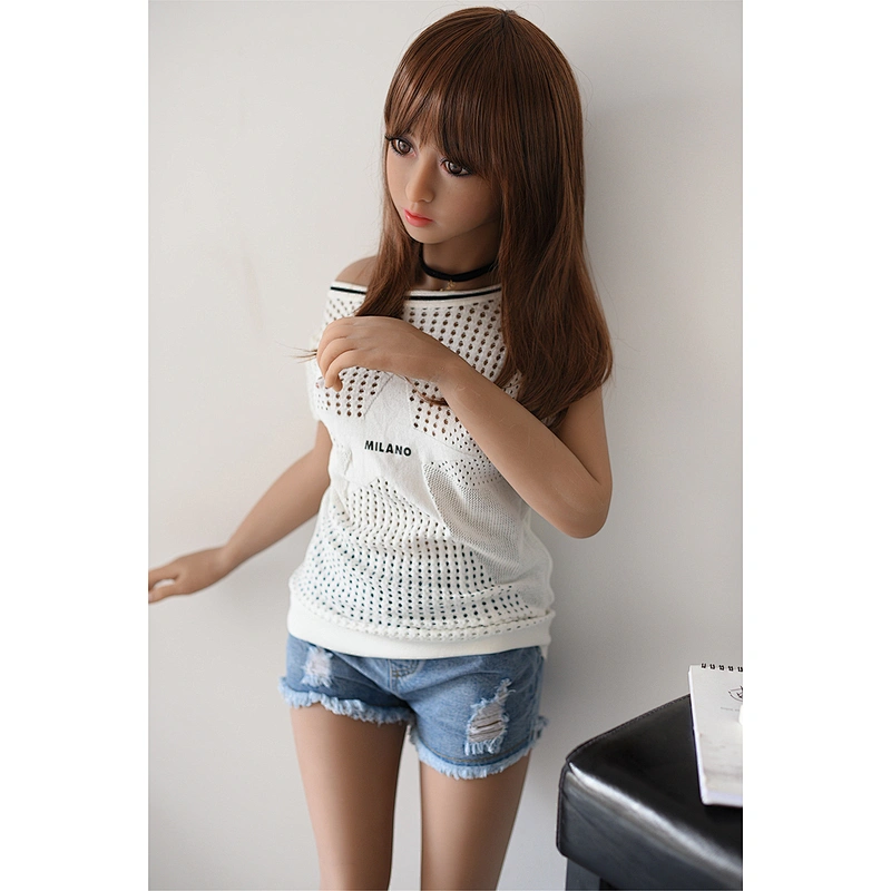 Realistic Pussy Vagina Double Toys Sex Adult Love Doll Chocolate Brown Skin Silicone Sex Doll 150CM