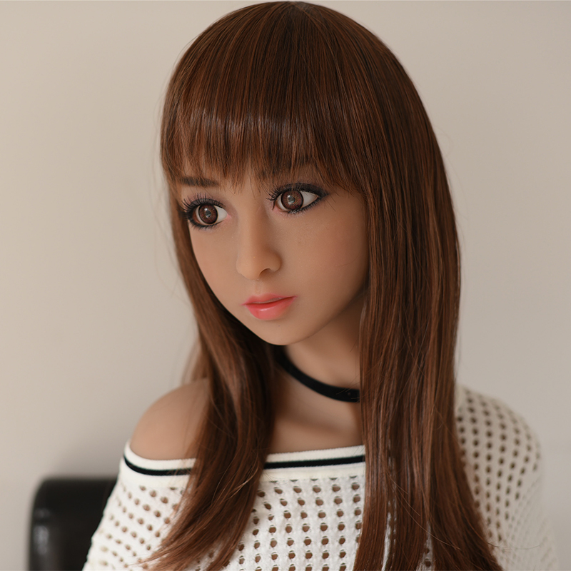 Realistic Pussy Vagina Double Toys Sex Adult Love Doll Chocolate Brown Skin Silicone Sex Doll 150CM