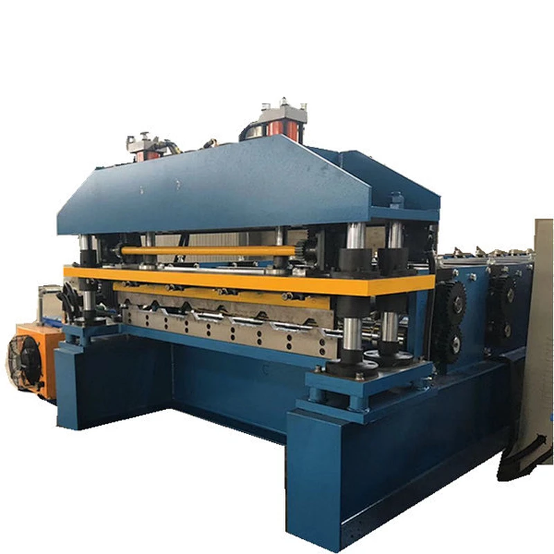 Popular design metal roofing sheet machine trapezoidal sheet roll forming machine