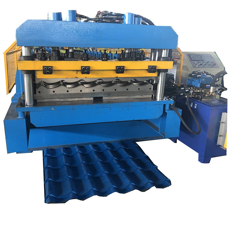 1100 tile water ripper glazed tile roll forming machine