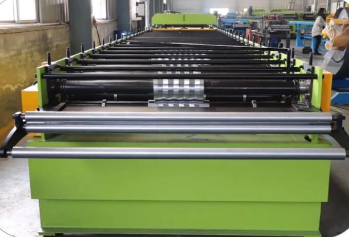 Aluminium corrugated sheet tile making machinery