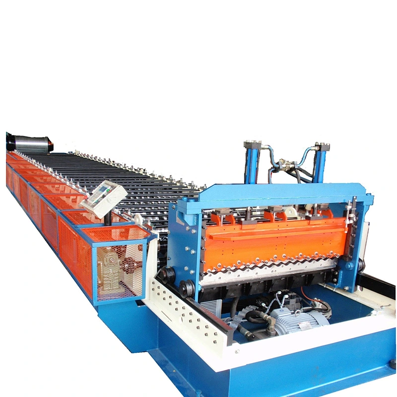 Corrugated sheet roll forming machine