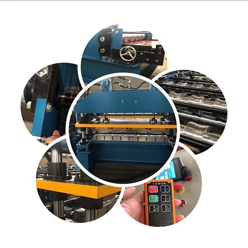 Popular design metal roofing sheet machine trapezoidal sheet roll forming machine