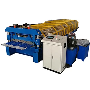 Metal wall panel rolling forming machine