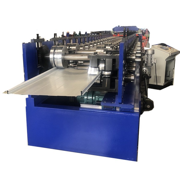 Concealed fastening metal wall and fascia panel rolling forming machine