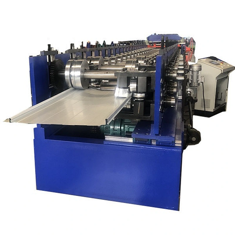 Concealed fastening metal wall and fascia panel rolling forming machine