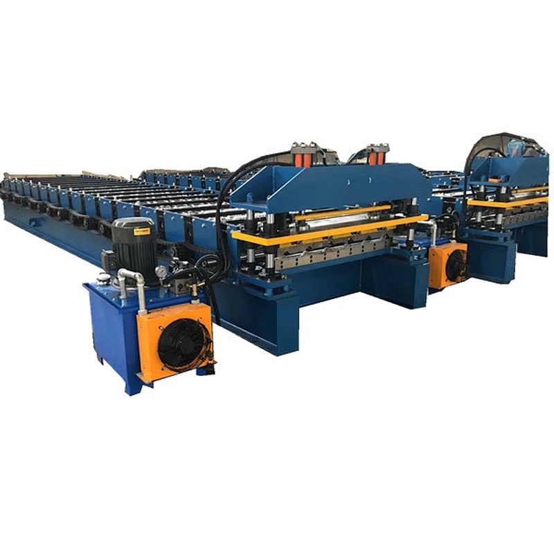Popular design metal roofing sheet machine trapezoidal sheet roll forming machine