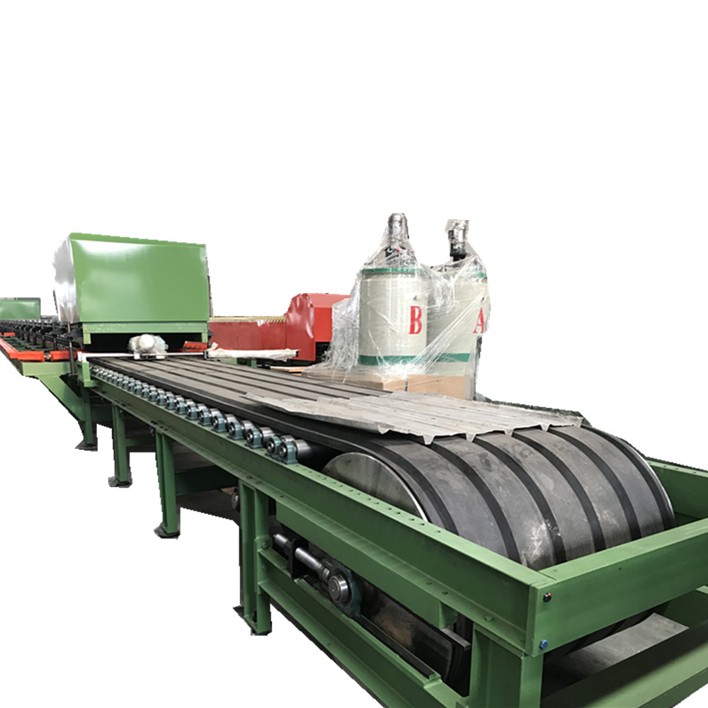Sandwich panel making machine, wall and roof panel roll forming machine line, Discontinuous PU sandwich panel machine