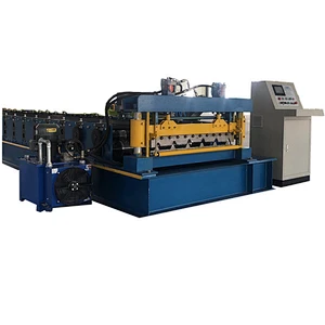 Widespan roofing sheet roll forming machine