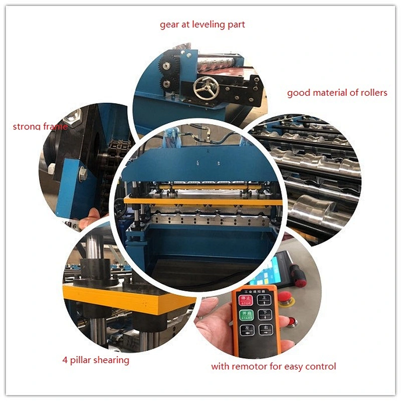 Popular design metal roofing sheet machine trapezoidal sheet roll forming machine