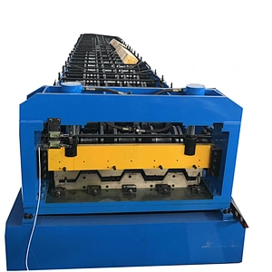 Combined 80 deep round shouldered trapezoidal combined composite profile floor decking machine