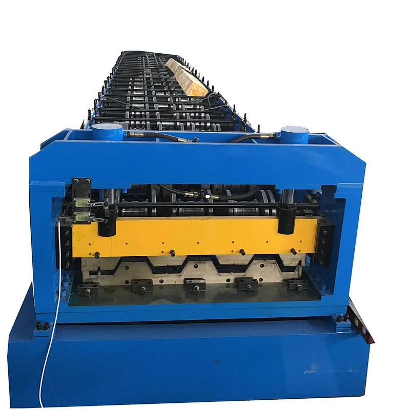 Combined 80 deep round shouldered trapezoidal combined composite profile floor decking machine
