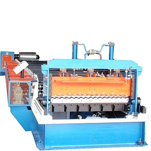 Corrugated sheet roll forming machine