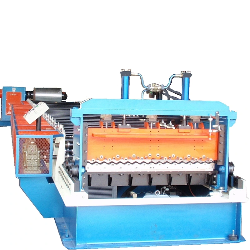 Corrugated sheet roll forming machine