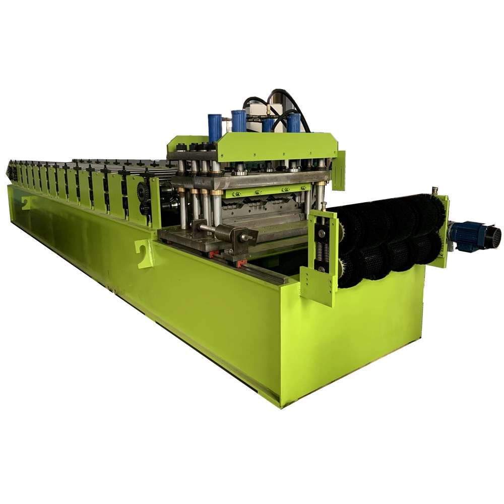 Steel Anti-Rusting Membrane Step-tile Roofing Sheet Design Rolling Forming Machine