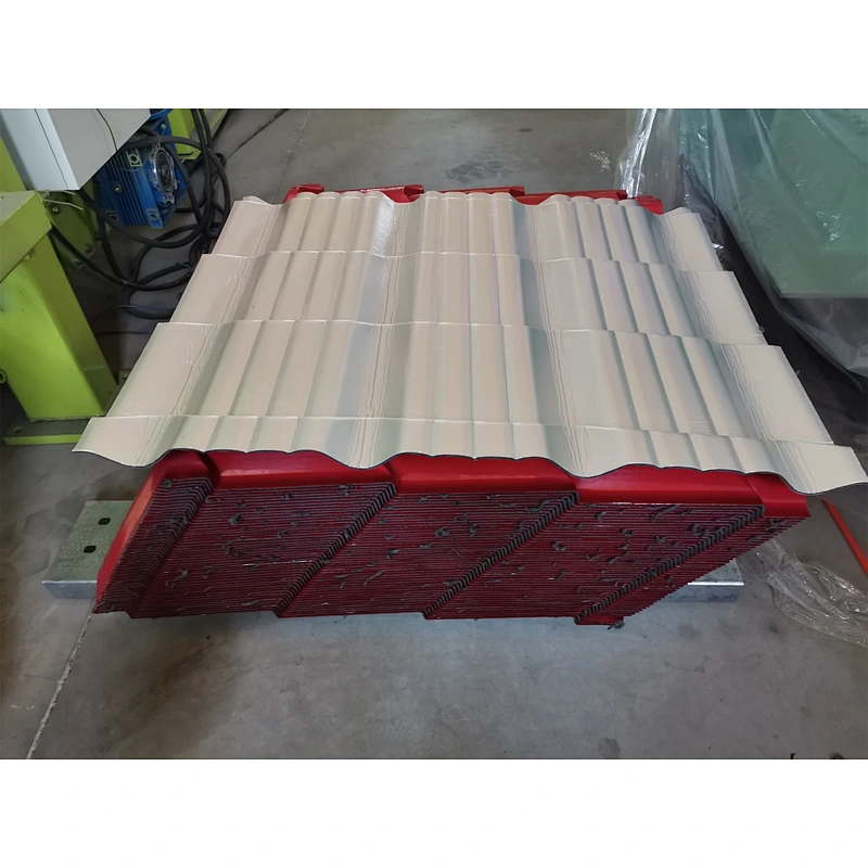 Steel Anti-Rusting Membrane Step-tile Roofing Sheet Design Rolling Forming Machine