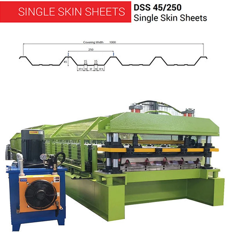 IBR METAL ROOFING SHEET ROLLING MACHINE TO EGYPT