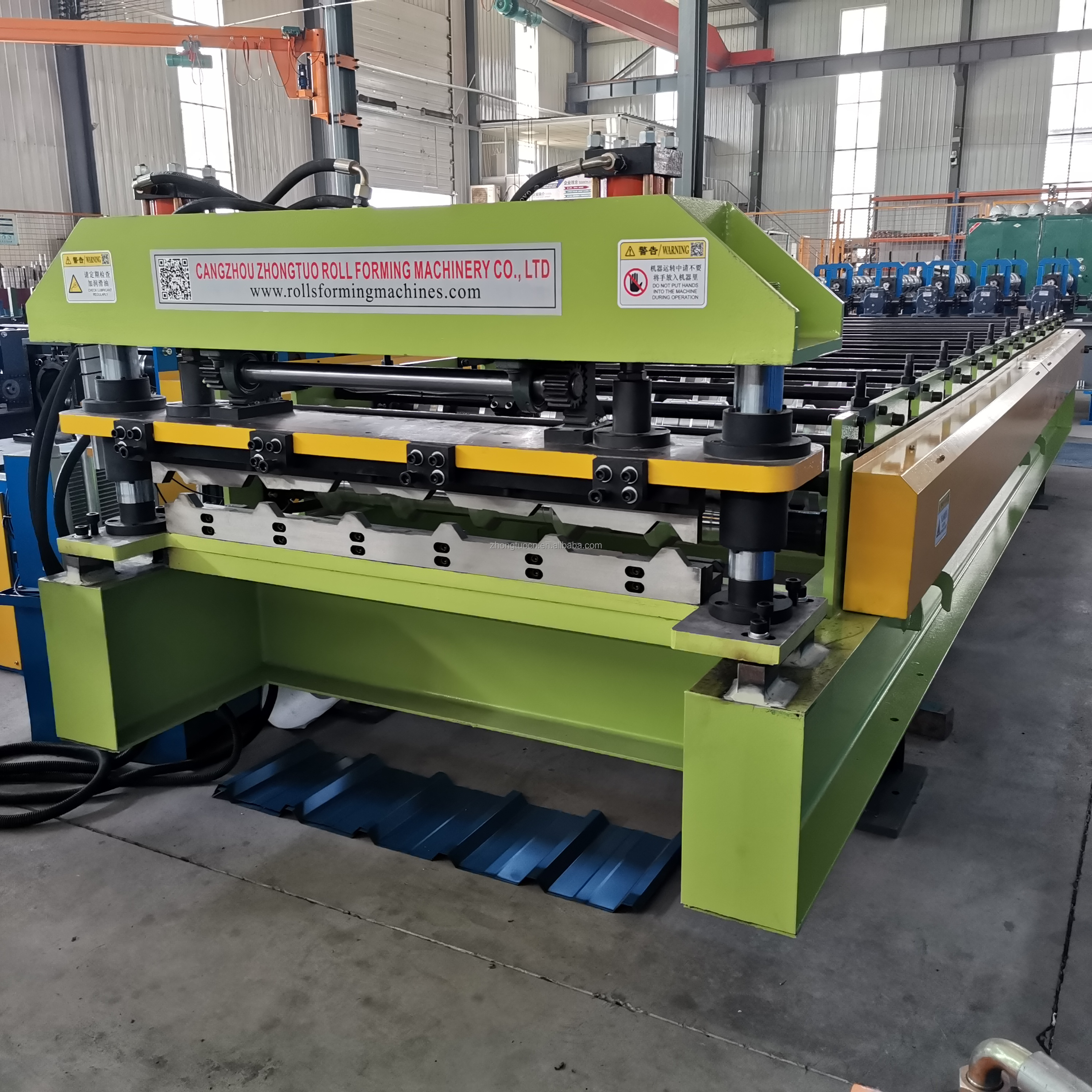 TR35/200 Trapezoidal Profile Roofing Sheet Roll Forming Machine for UAE