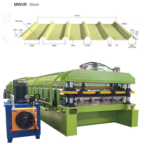 MW5R BOX PROFILE ROOFING SHEET ROLLING MACHINE