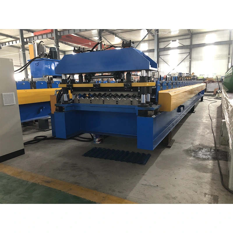 13/3  Galvanised Corrugated Roofing Sheets Roll Forming Machine Corrugated Tile Forming Machine
