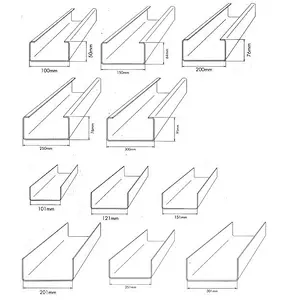 Manual Adjustment C purlin, U purlin Roll Forming Machine C Profile U Profile Machine