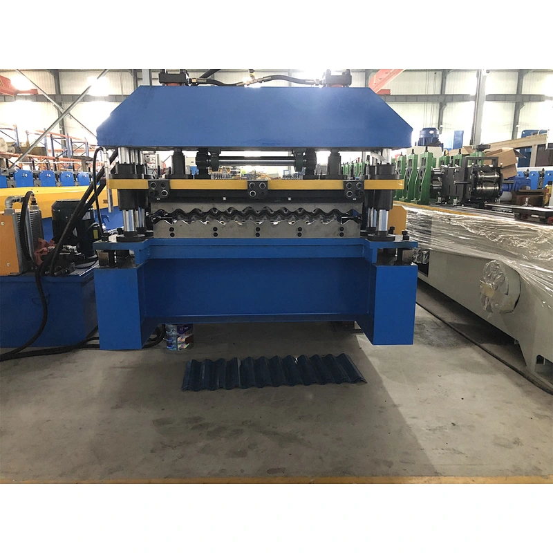 13/3  Galvanised Corrugated Roofing Sheets Roll Forming Machine Corrugated Tile Forming Machine