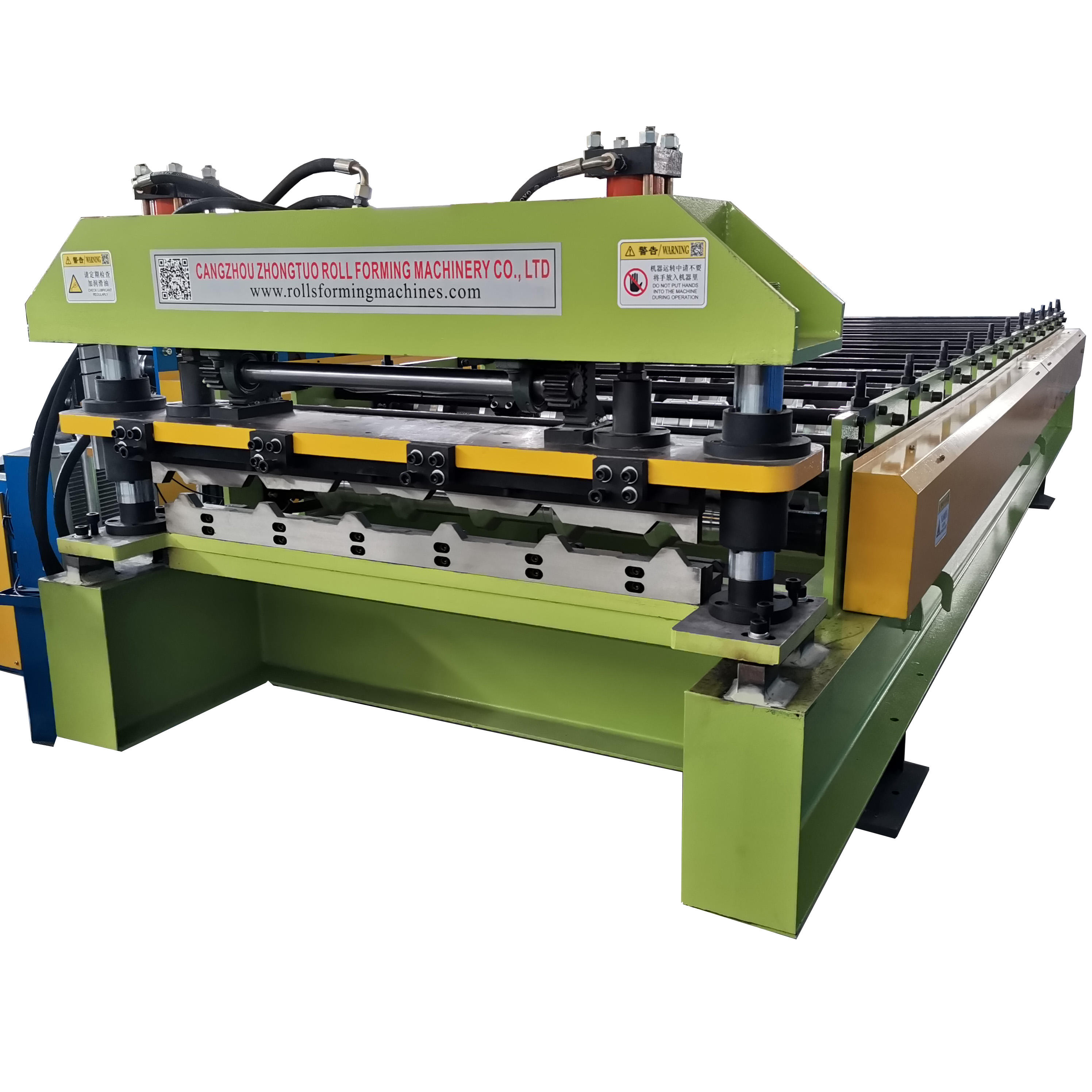 TR35/200 Trapezoidal Profile Roofing Sheet Roll Forming Machine for UAE