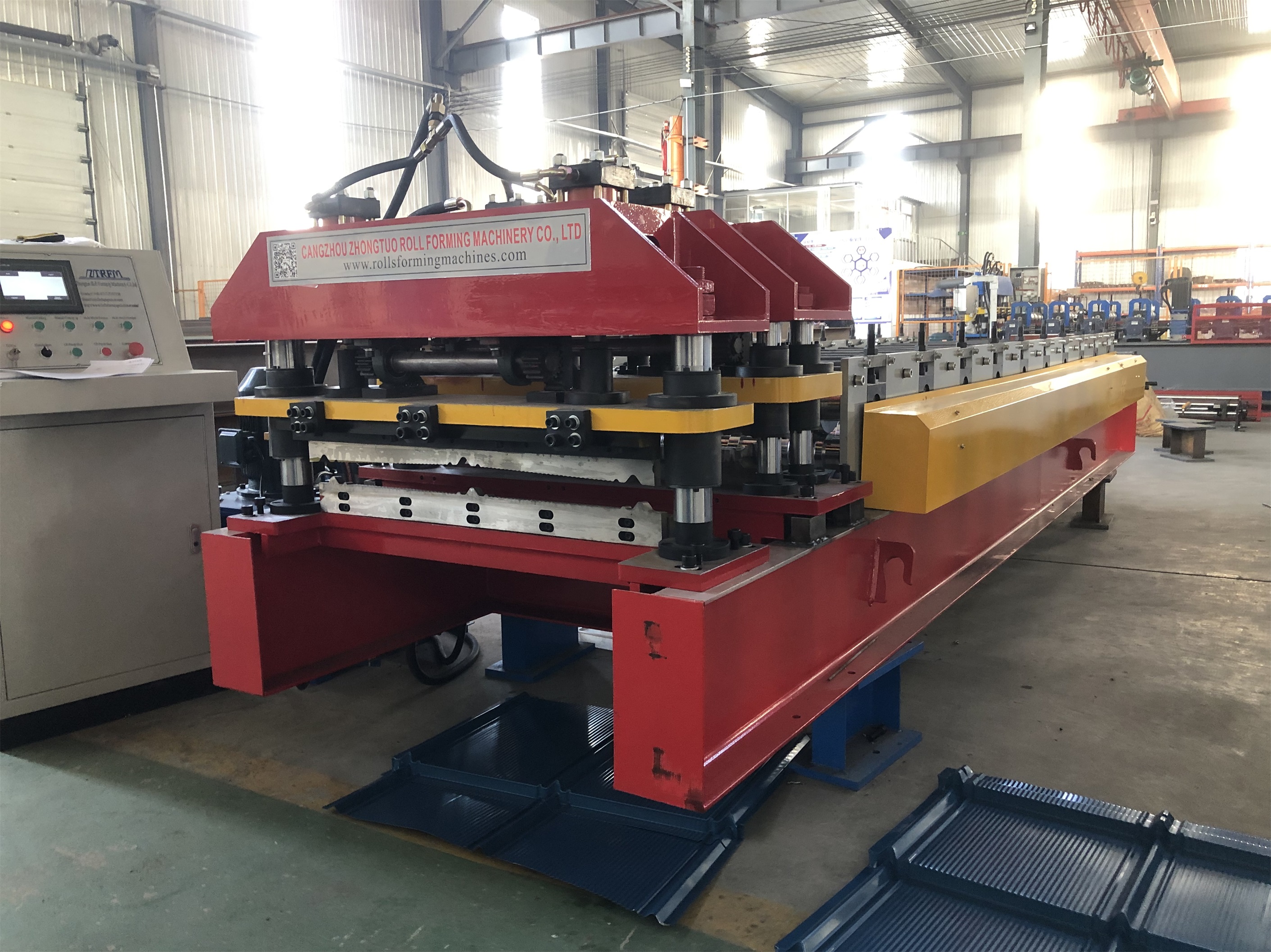 glazed tile roll forming machine
