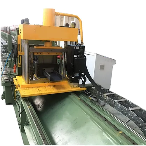 Highway W Beam Metal Guardrail C Post Rolling Forming Machine