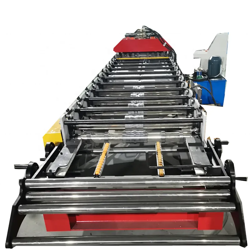 Indonesia popular step tile glazed roofing rolling forming machine tile making machine