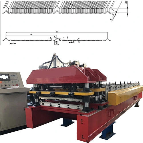 800 Glazed Tile Roofing Roll Forming Machine Glazed Tile Making Machine for Indonesia Market