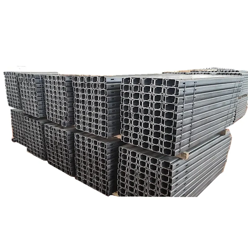 Highway W Beam Metal Guardrail C Post Rolling Forming Machine