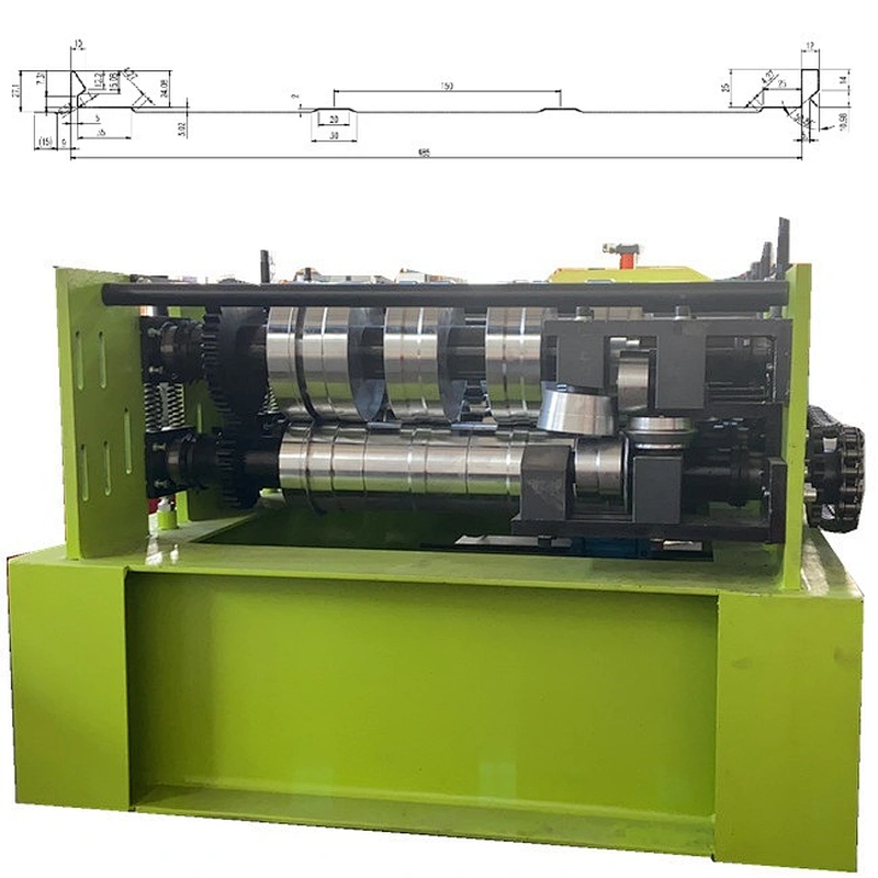 Snap-Lock Standing Seam Roofing Sheet Rolling Forming Machine