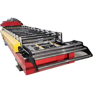 Indonesia popular step tile glazed roofing rolling forming machine tile making machine
