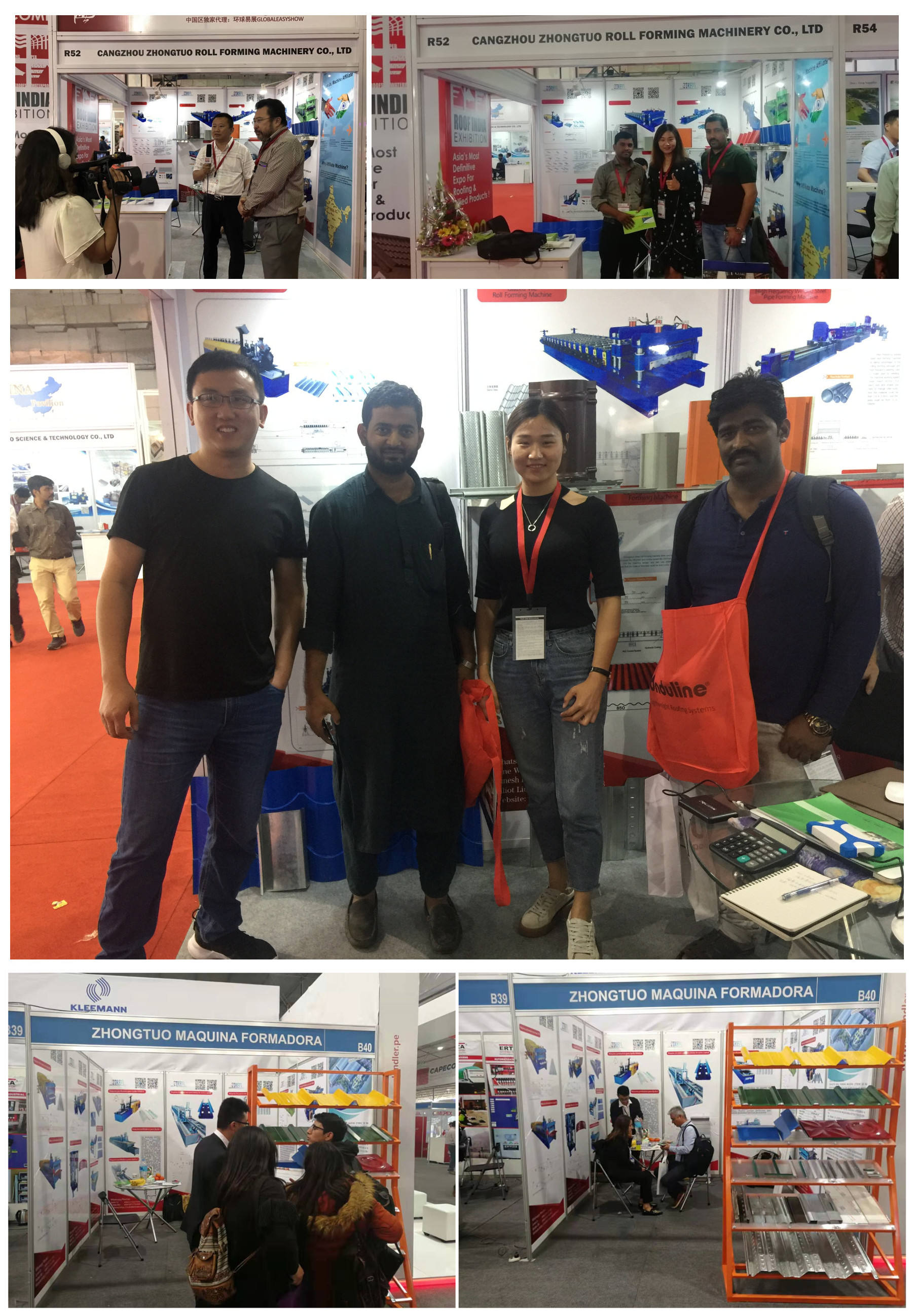 High quality steel plate deck floor tile making machine for European market