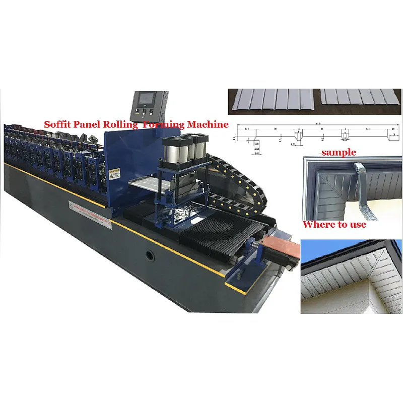Popular Soffit Panel Roll Forming Machine