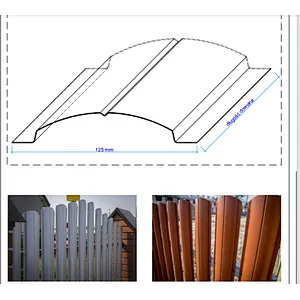 Picket fence rolling forming machine for Russian