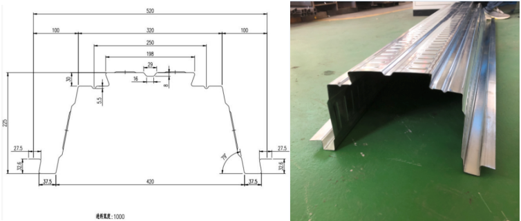steel decking rolling forming machine