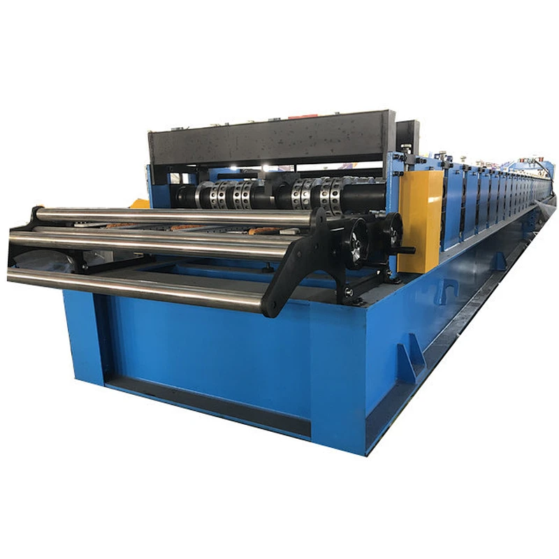 Metal Floor Deck Forming Machine For Effective Width 915mm using 1150mm input coil width
