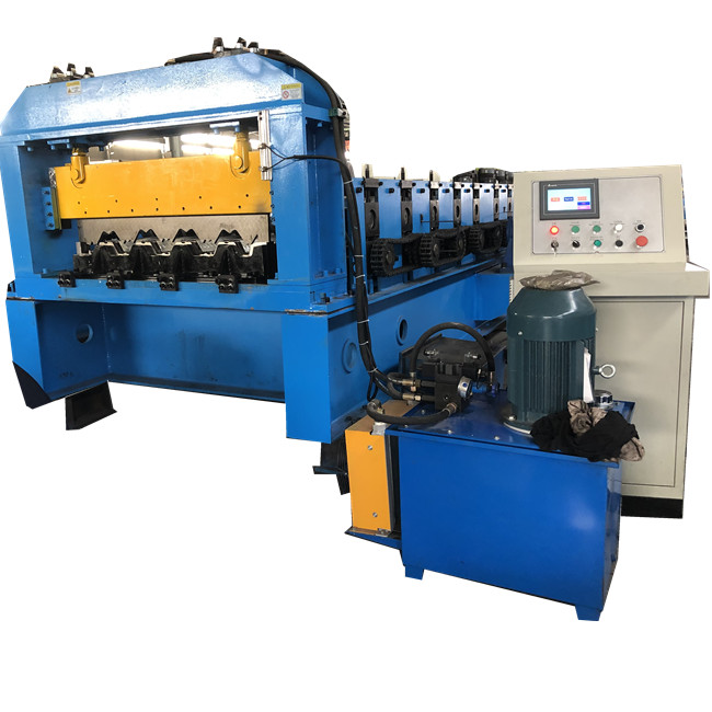 Metal Floor Deck Forming Machine For Effective Width 915mm using 1150mm input coil width