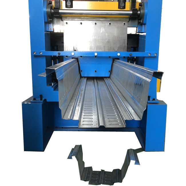 Trapezoidal steel decking single wave rolling forming machine for Jordan