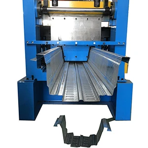 Trapezoidal steel decking single wave rolling forming machine for Jordan