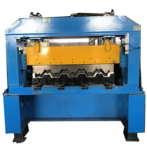 Metal Floor Deck Forming Machine For Effective Width 915mm using 1150mm input coil width