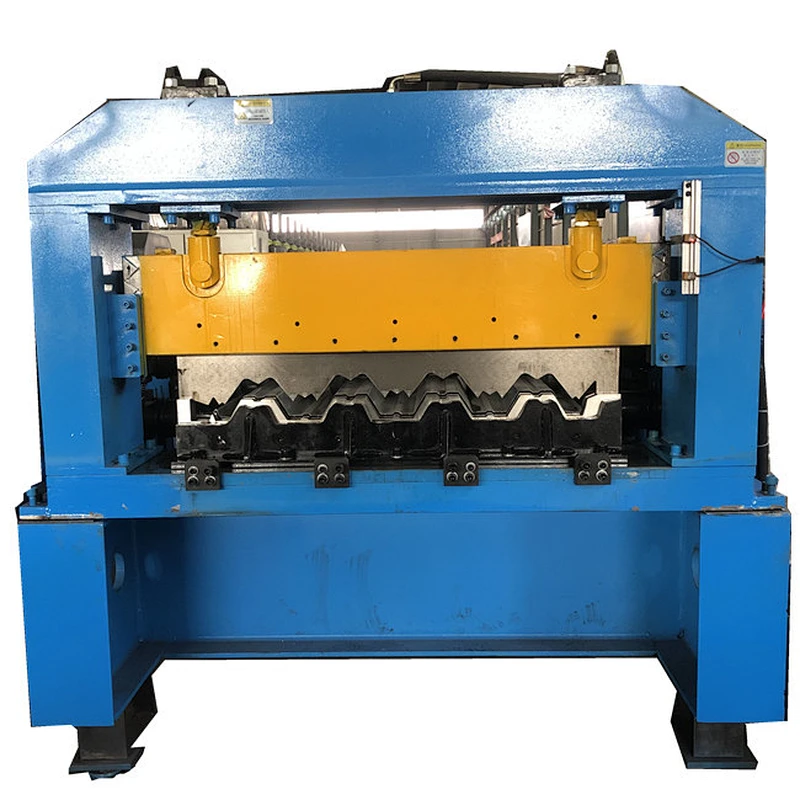 Metal Floor Deck Forming Machine For Effective Width 915mm using 1150mm input coil width