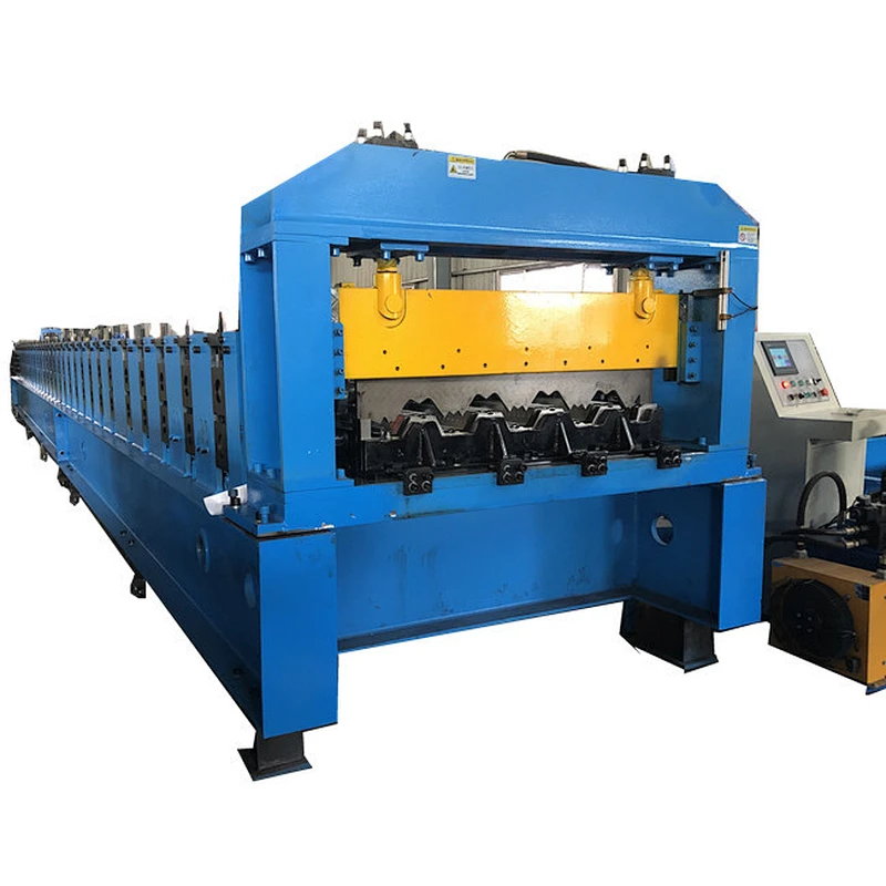 Metal Floor Deck Forming Machine For Effective Width 915mm using 1150mm input coil width