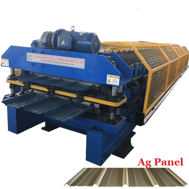 Motor shearing double layer roll forming machine for R panel and Ag panel sheets in United States Market